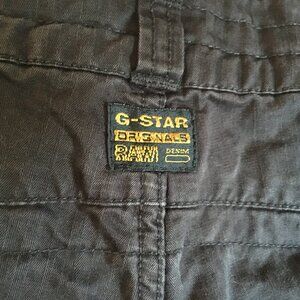 Vintage Dark Gray G-Star RAW Denim S.C. Shank Loose RN 104606 Size 36 X 32.